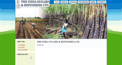 Desktop Screenshot of indiasugars.com