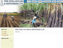 Tablet Screenshot of indiasugars.com